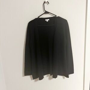 J. Jill Cashmere black Cardigan Sweater